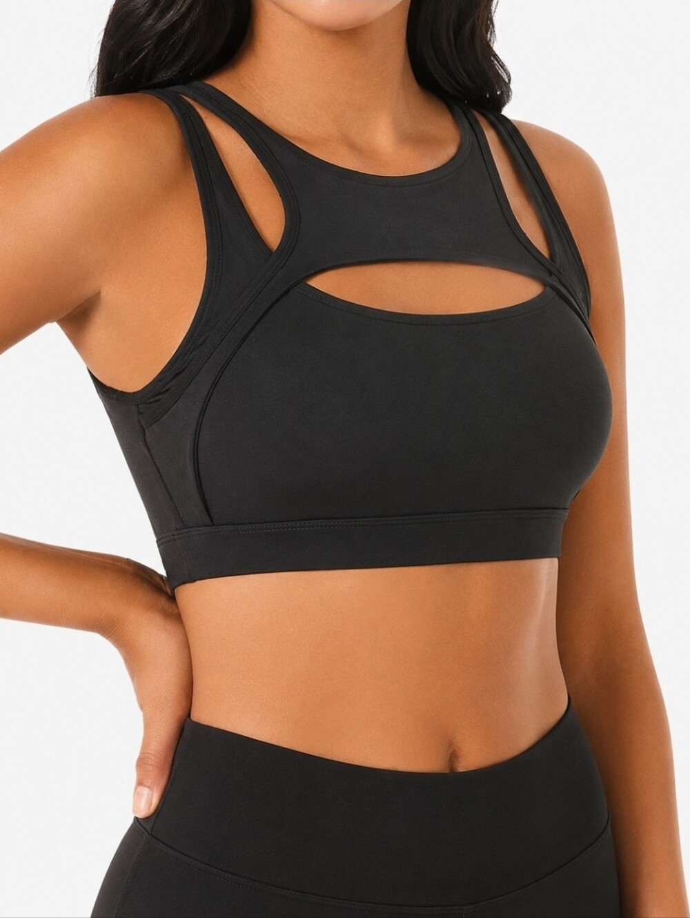 🎁 Black Sexy Sports Bra Size Small